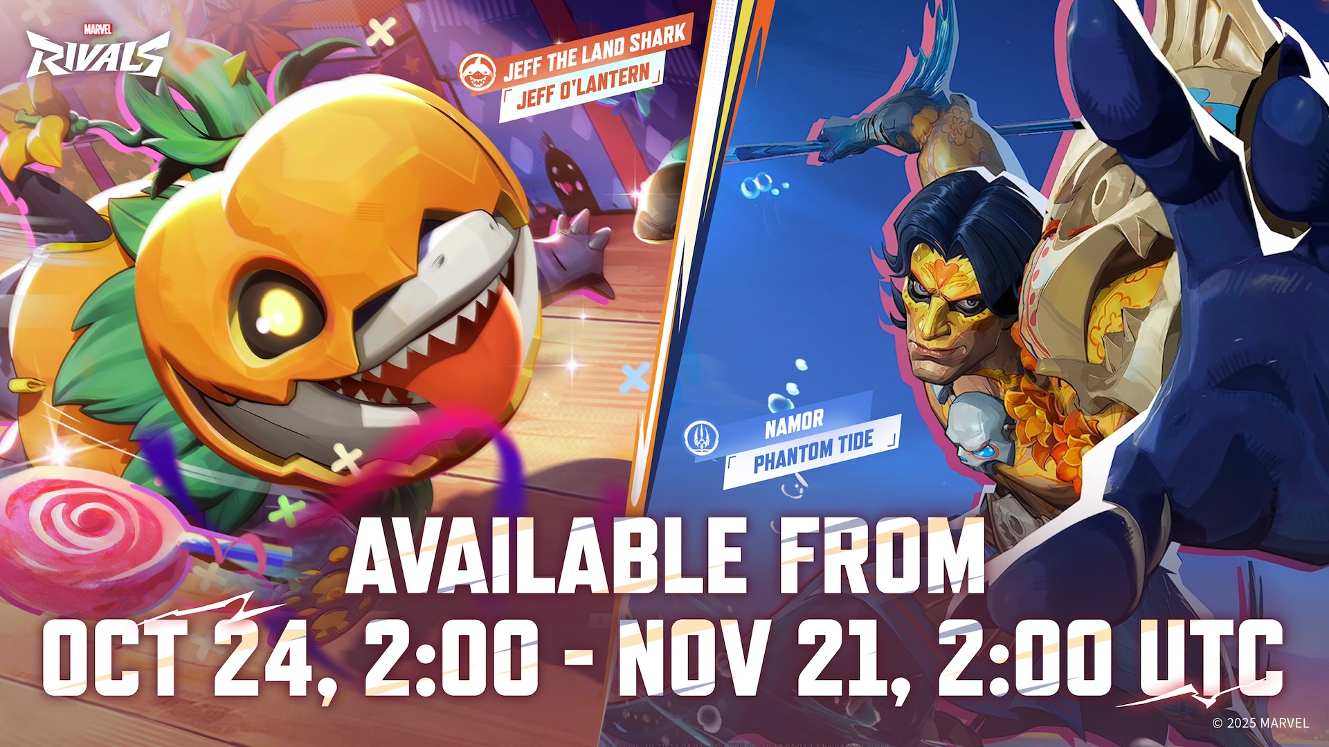 Jeff and Namor's Halloween skins