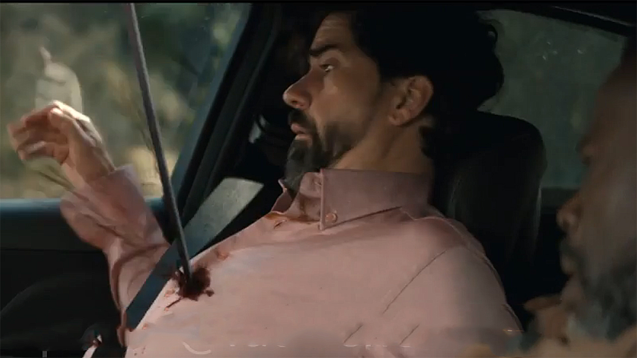 Doug is stabbed through the heart with a sword in Gen V Season 2 Episode 8