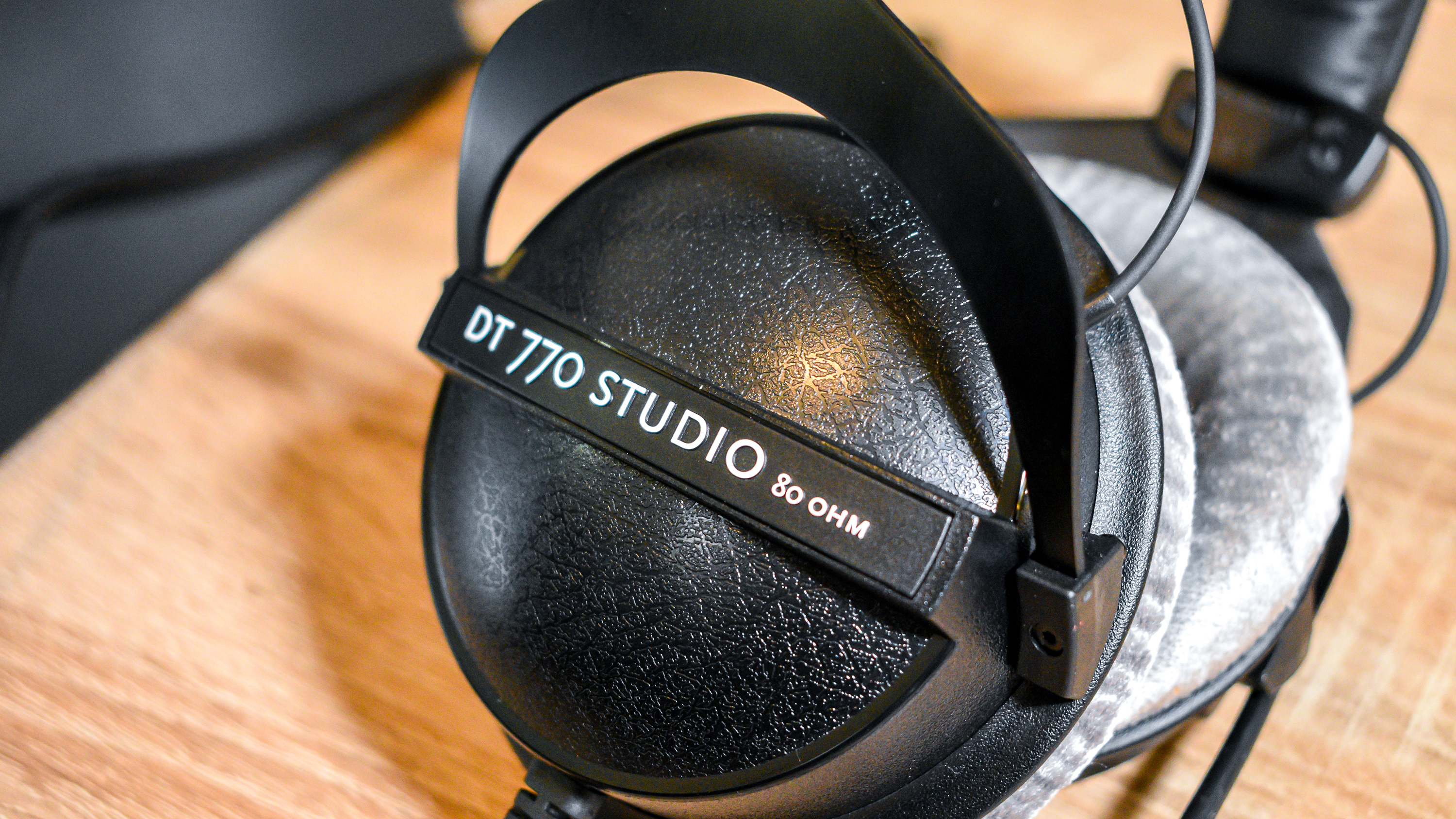 Beyerdynamic DT-700 Pro Studio headphones on a desk