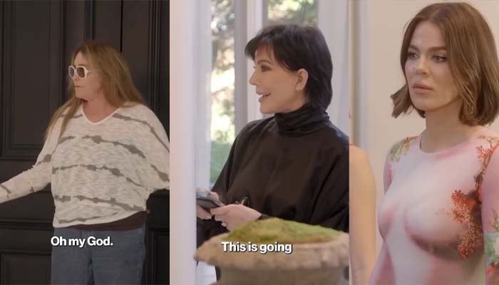 Kris Jenner's ex Caitlyn reunites with the Kardashian-Jenner clan one last time at their former home