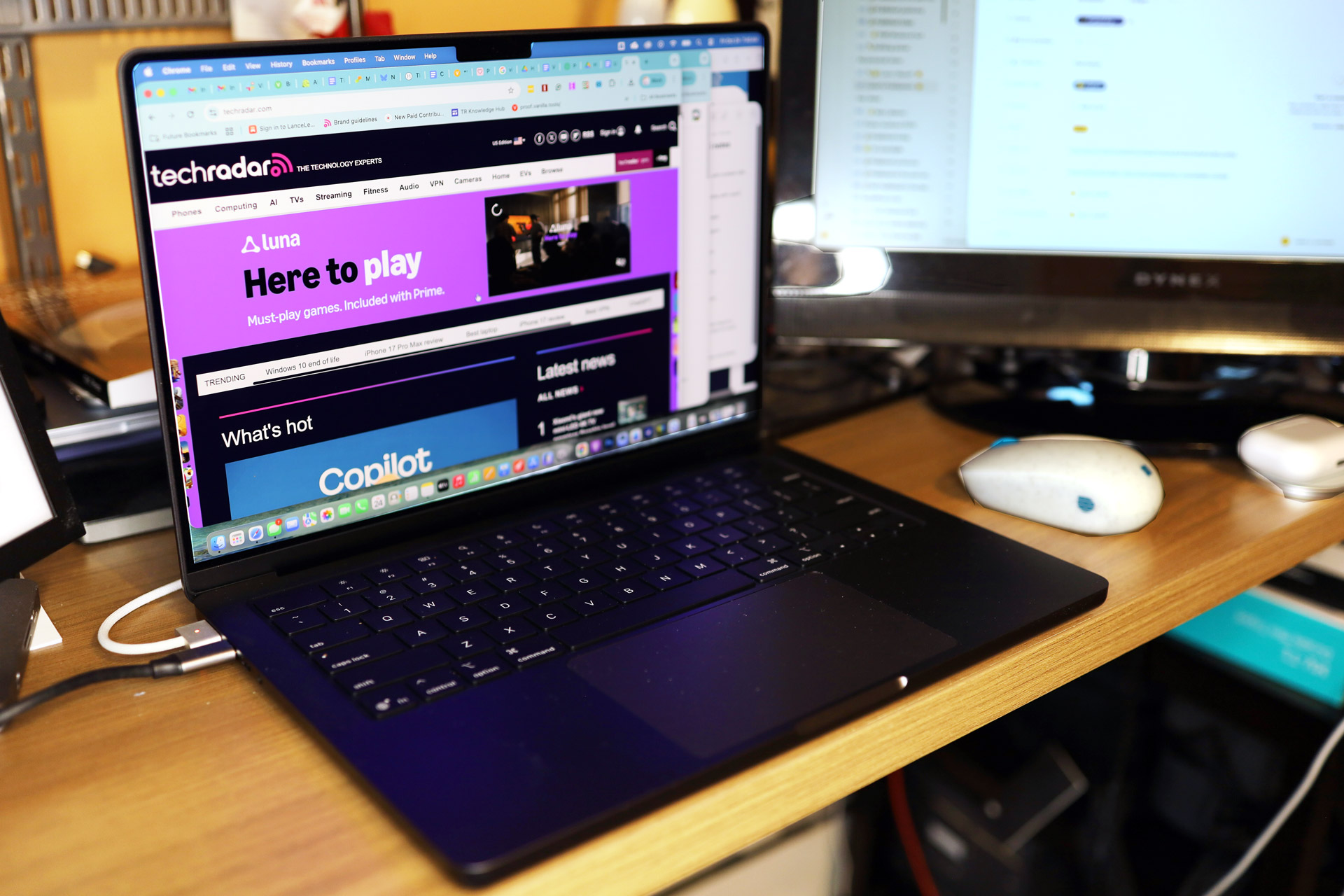 MacBook Pro 14-inch M5 on my desk