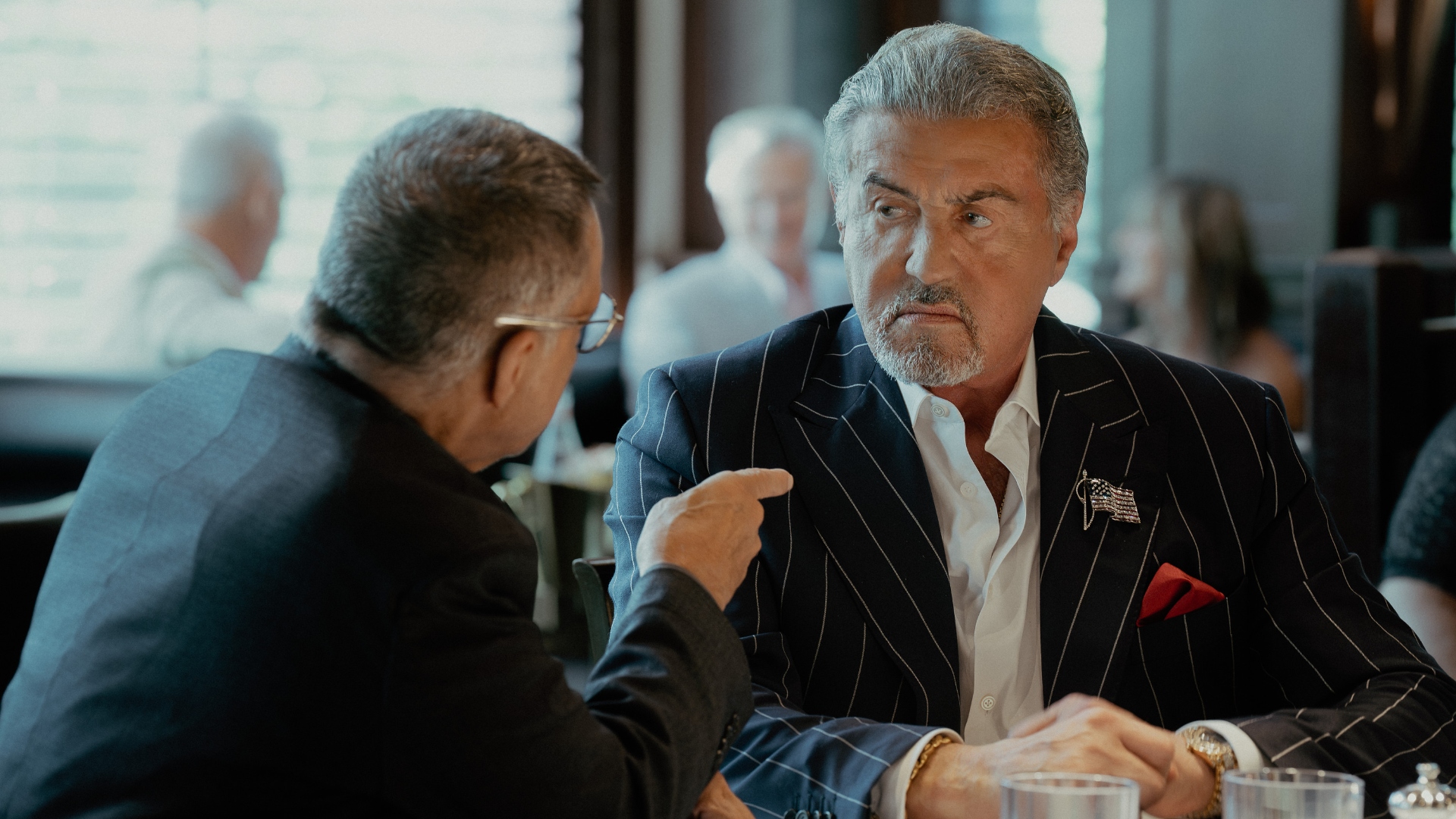 Dwight has a meal in Tulsa King Season 3