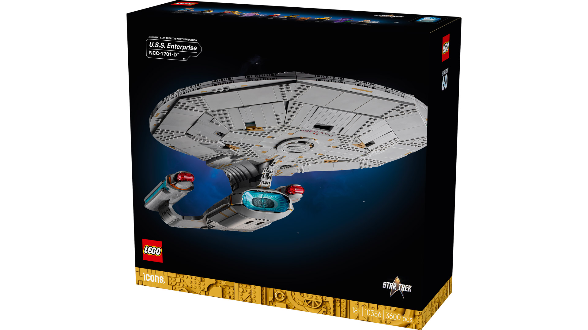 Lego Icons Star Trek USS Enterprise NCC-12201-D