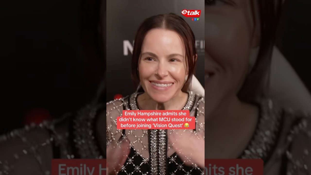 Emily Hampshire admits she didn't know what the MCU stood for before joining 'Vision Quest' | TIFF - YouTube