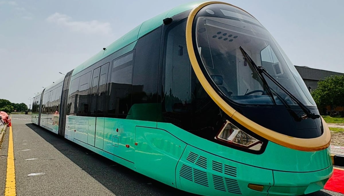 A picture of the Super Autonomous Rapid Transit (SRT) Metro in Lahore. — X/@pmln_org