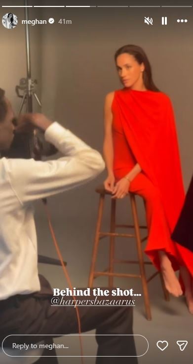Meghan Markle gives a sneak peek at BTS photos from new interview