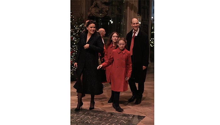 Watch: Royals and guests gather for Princess Kate's festive Carol concert
