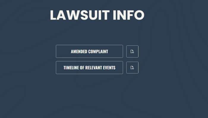 Justin Baldoni's trial info website