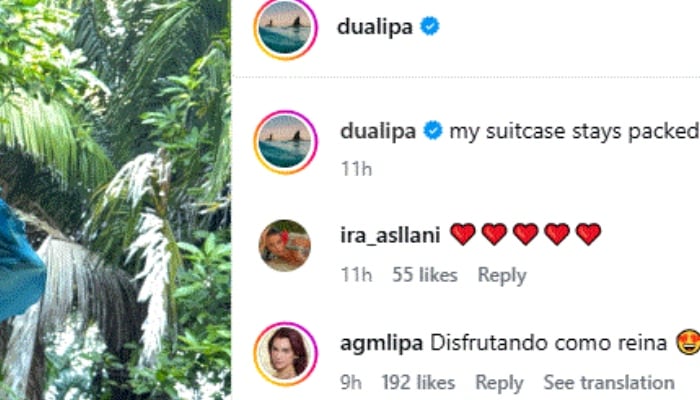 Dua Lipa enjoys a beach vacation after an emotional Mexico City concert