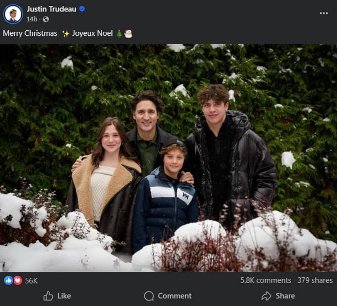 Justin Trudeau returns to the children after Katy Perry's great loss