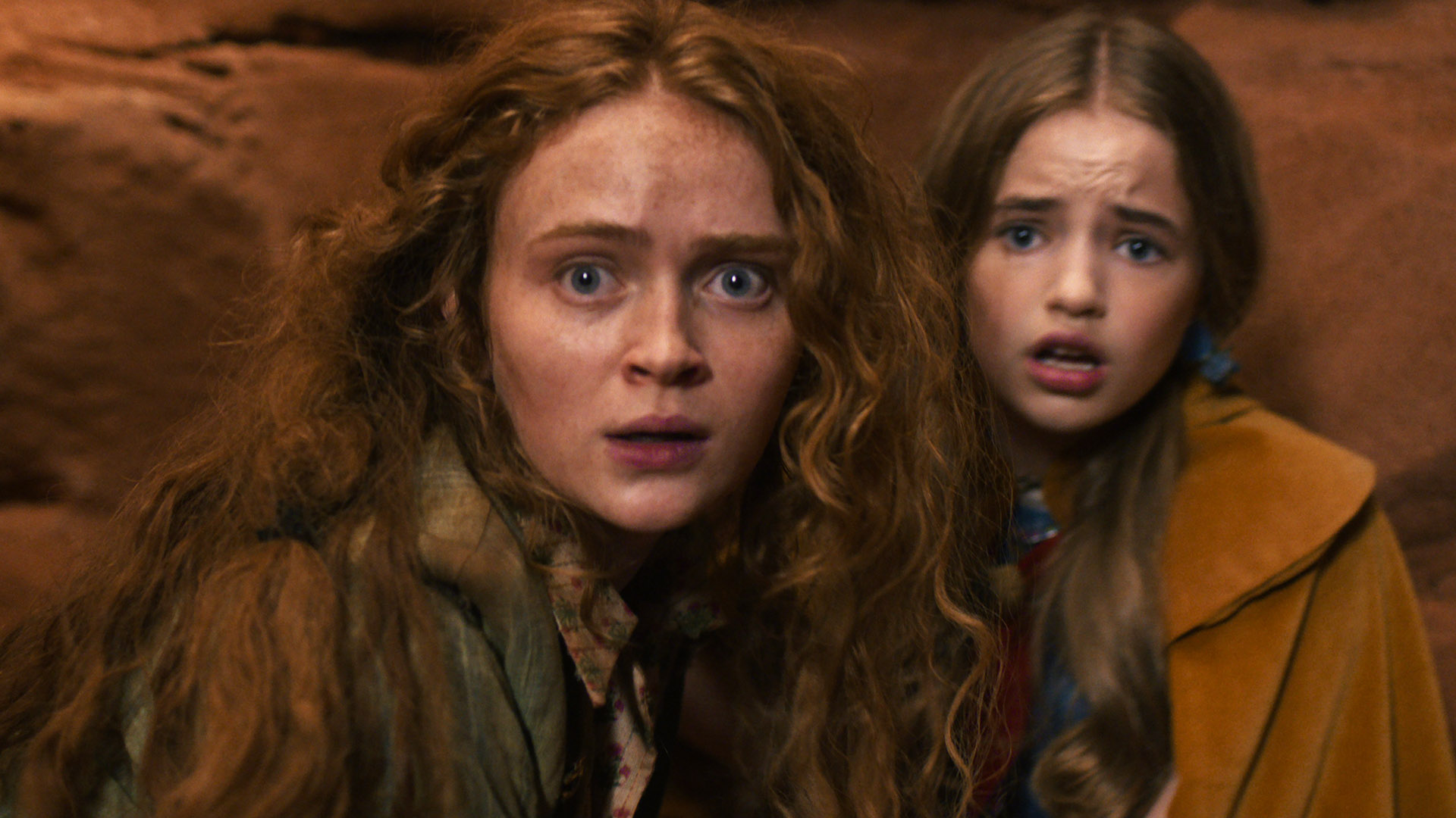 Max and Holly look concerned in an episode of Stranger Things Season 5, Part 2