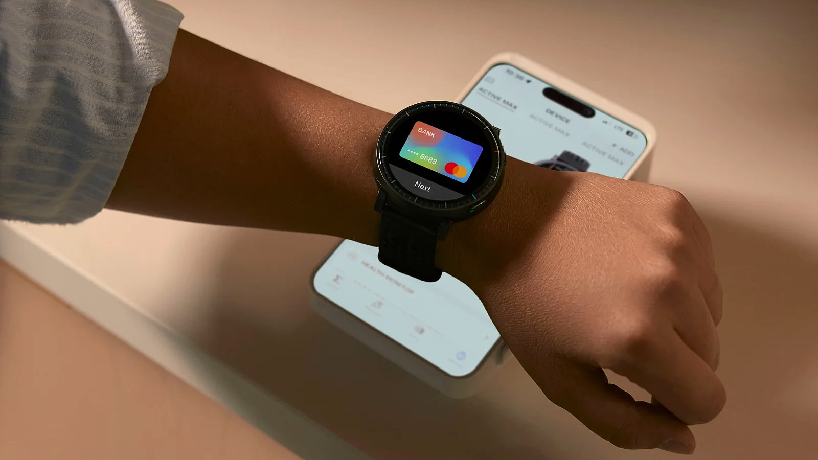 Amazfit Active Max smartwatch.