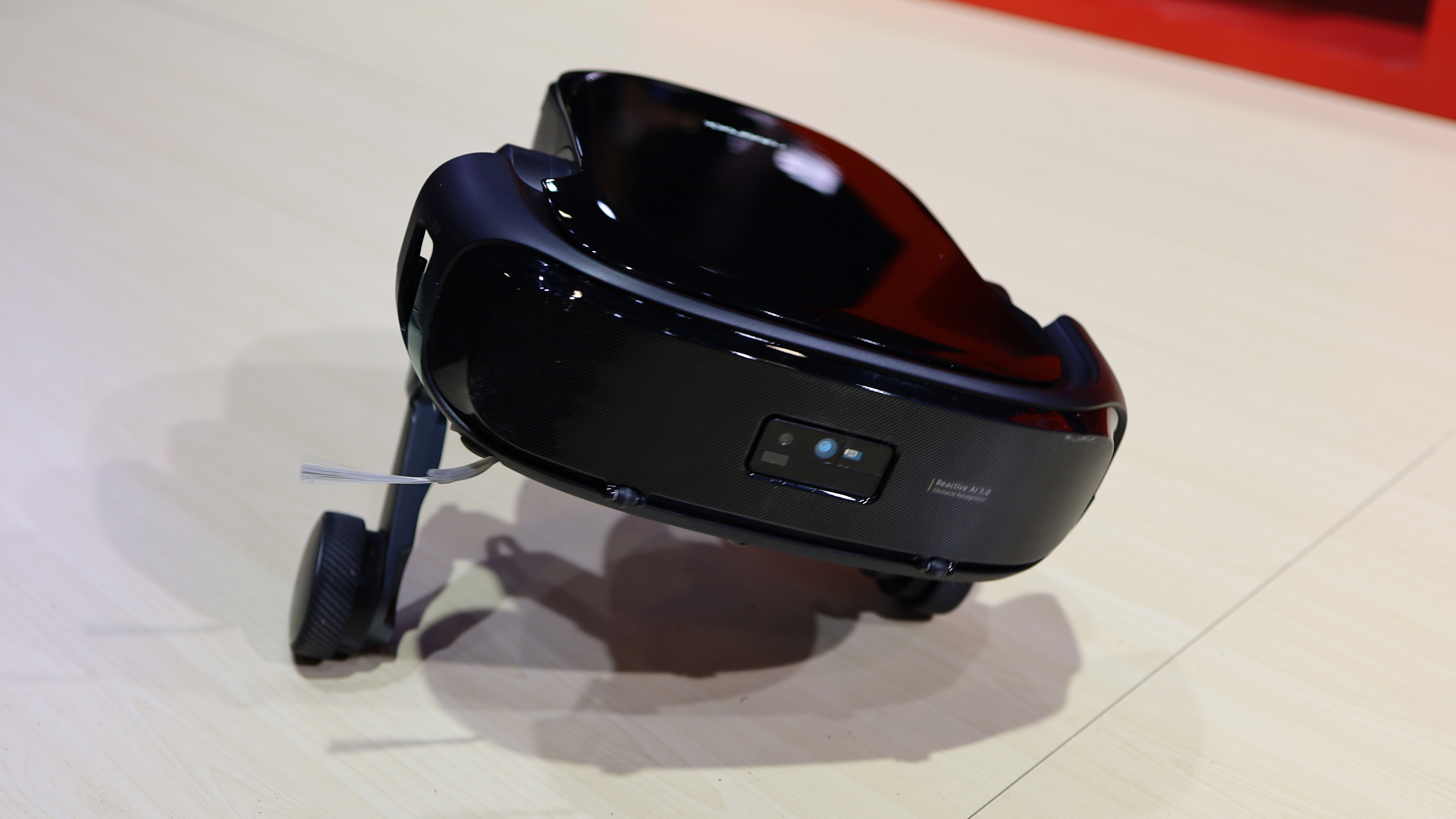 Roborock rover being demonstrated