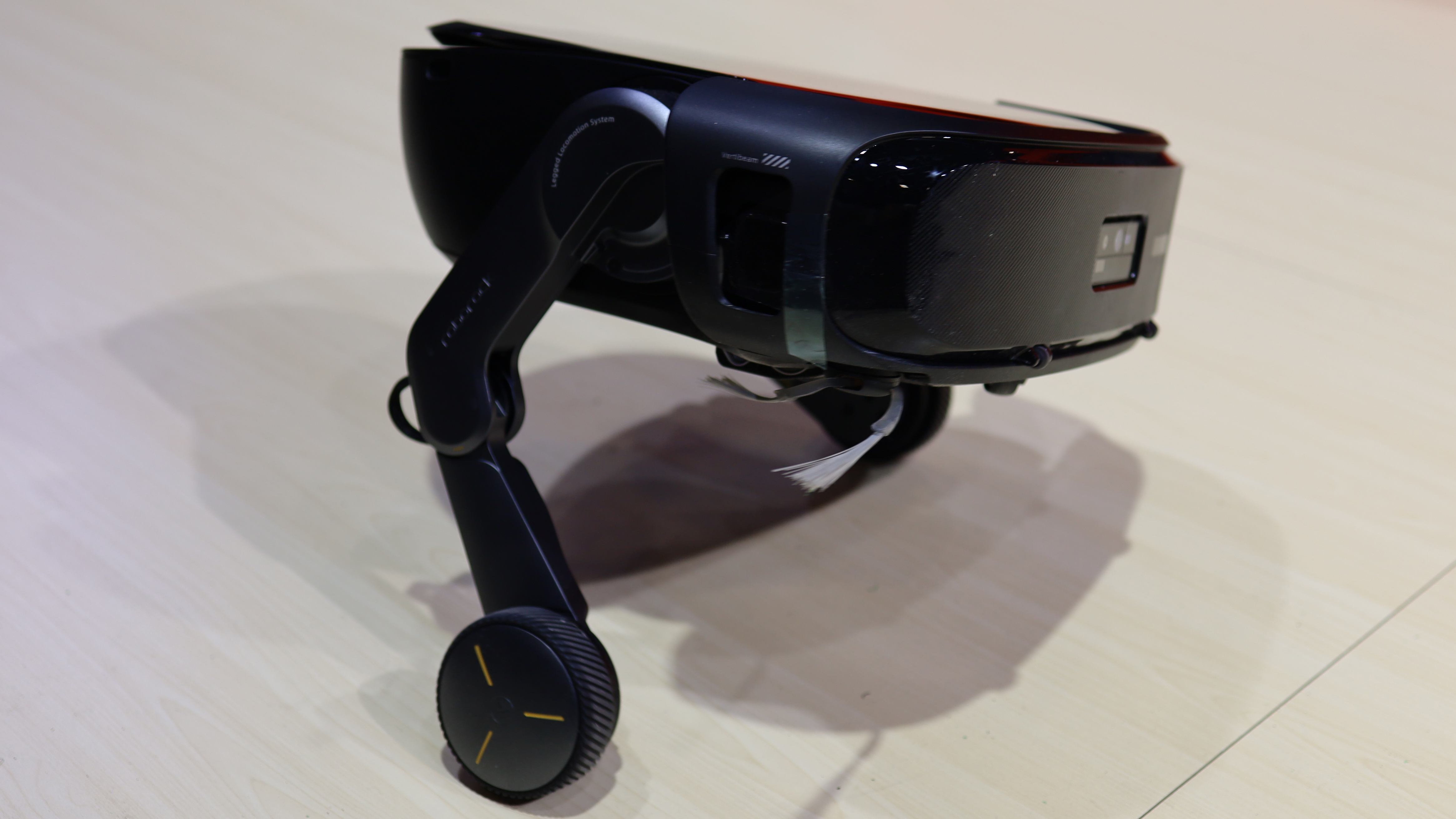 Roborock rover being demonstrated