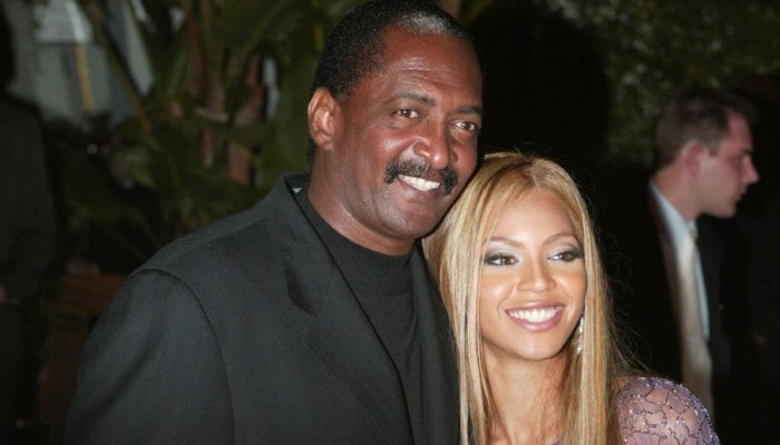 Beyoncé with father Mathew Knowles