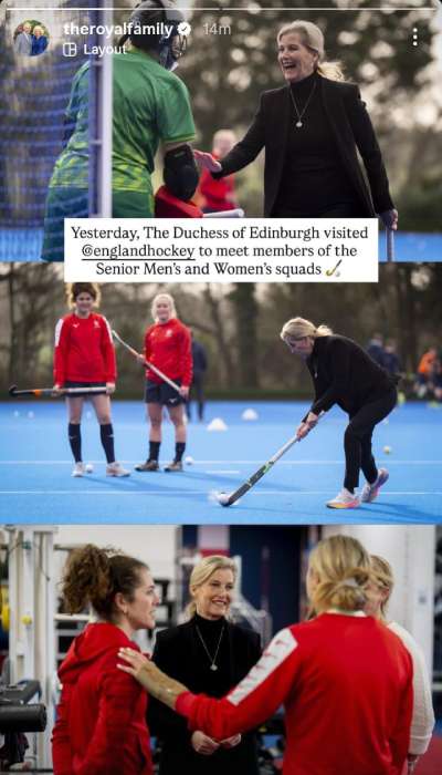 The Duchess of Edinburgh front and center in new royal family video