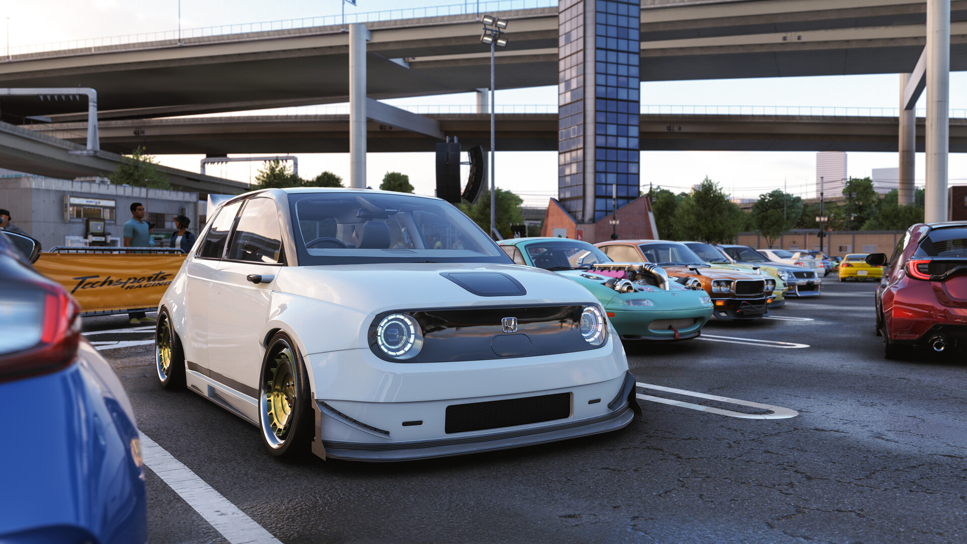 Forza Horizon 6 car encounters at the iconic Daikoku parking area