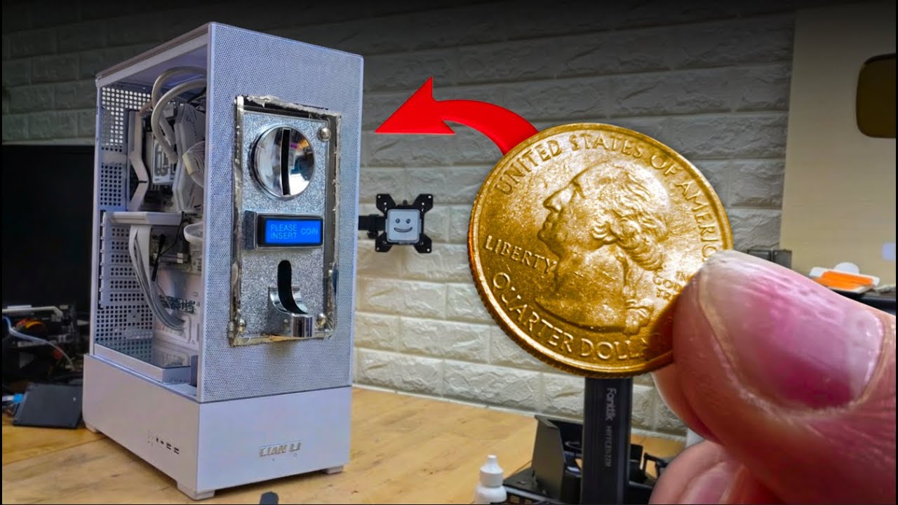 I built a coin operated gaming PC - and you can too! - YouTube