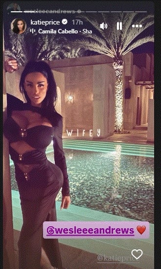 Katie Price's official Instagram account