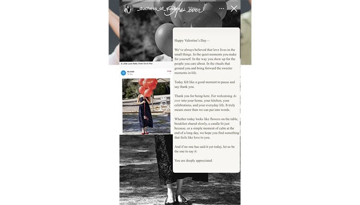 Meghan Markle's note