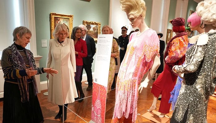 Queen Camilla focuses on the legacy of Zandra Rhodes