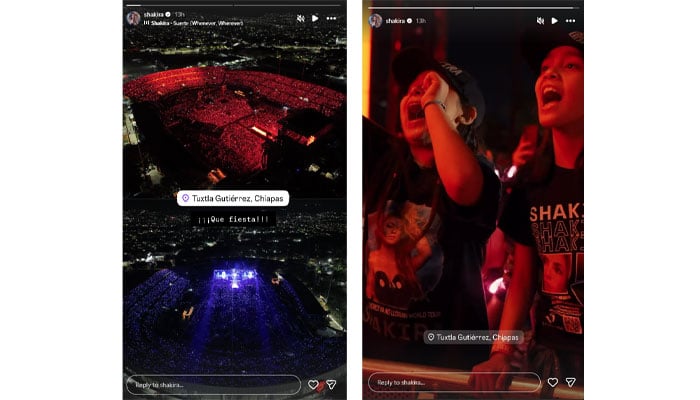 Shakira honors the Mexican state in an electrifying sold-out concert