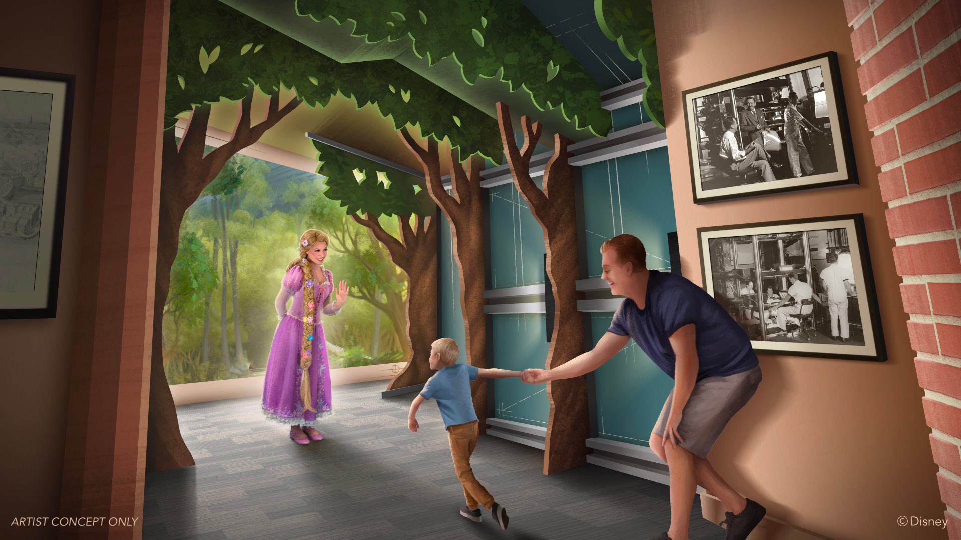 The Magic of Disney Animation at Hollywood Studios &ndash; off the page concept