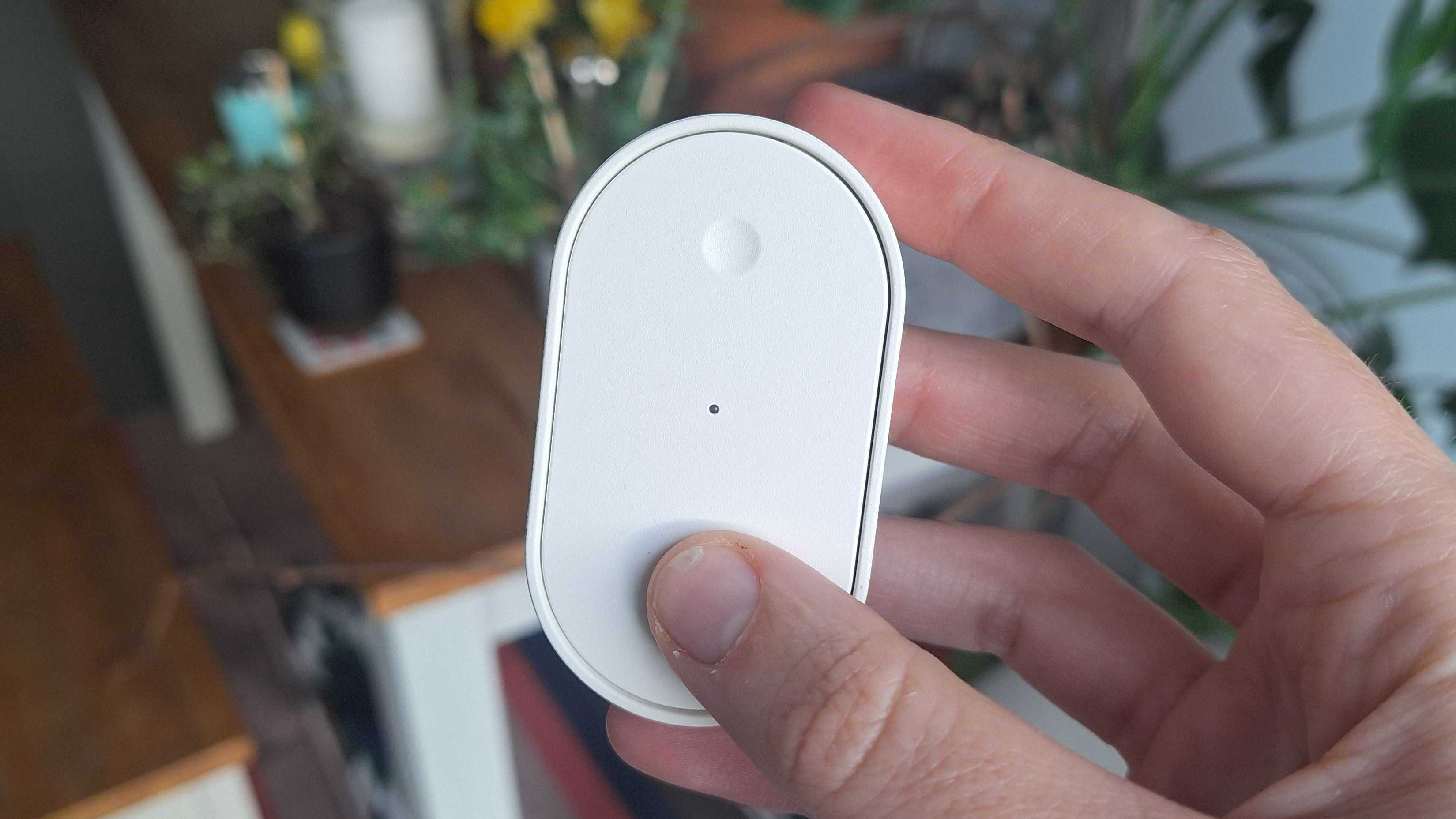 IKEA car trip switch in the author's hand