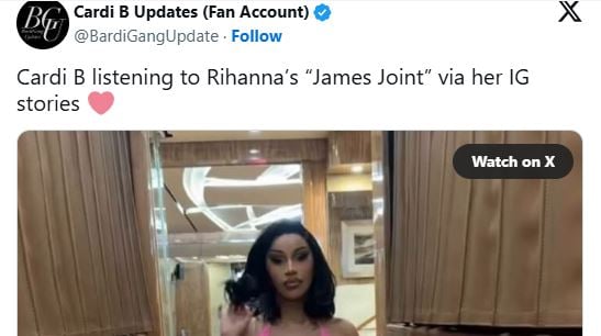 Cardi B flaunts post-fall tattoos on stage during Little Miss drama tour