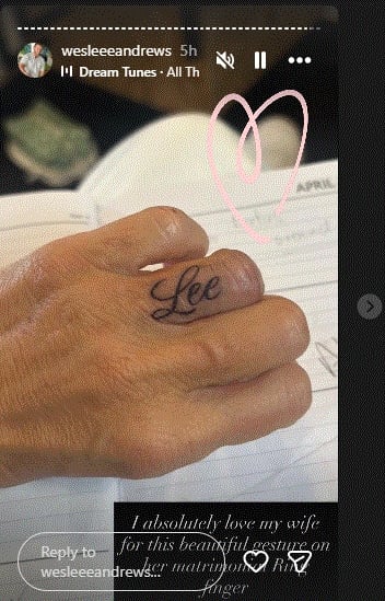 The official Instagram account of Lee Andrews