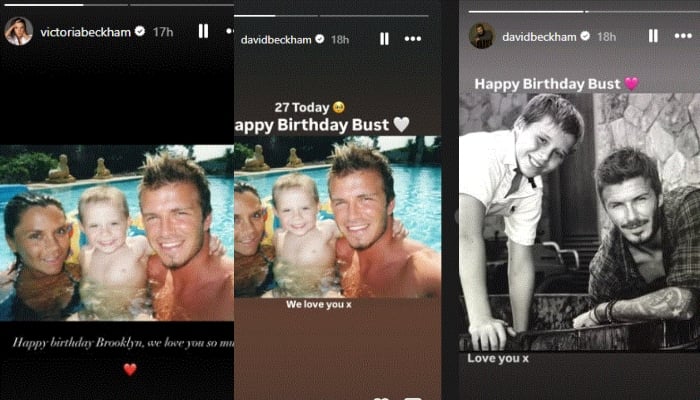 David and Victoria Beckham's official Instagram account