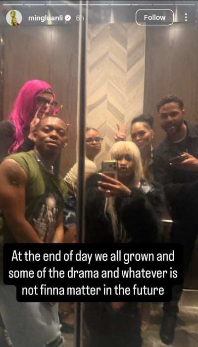 Nicki Minaj's sister refuses to take sides as she attends Cardi B concert