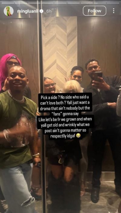 Nicki Minaj's sister refuses to take sides as she attends Cardi B concert