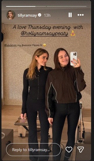 Tilly Ramsay's official Instagram account