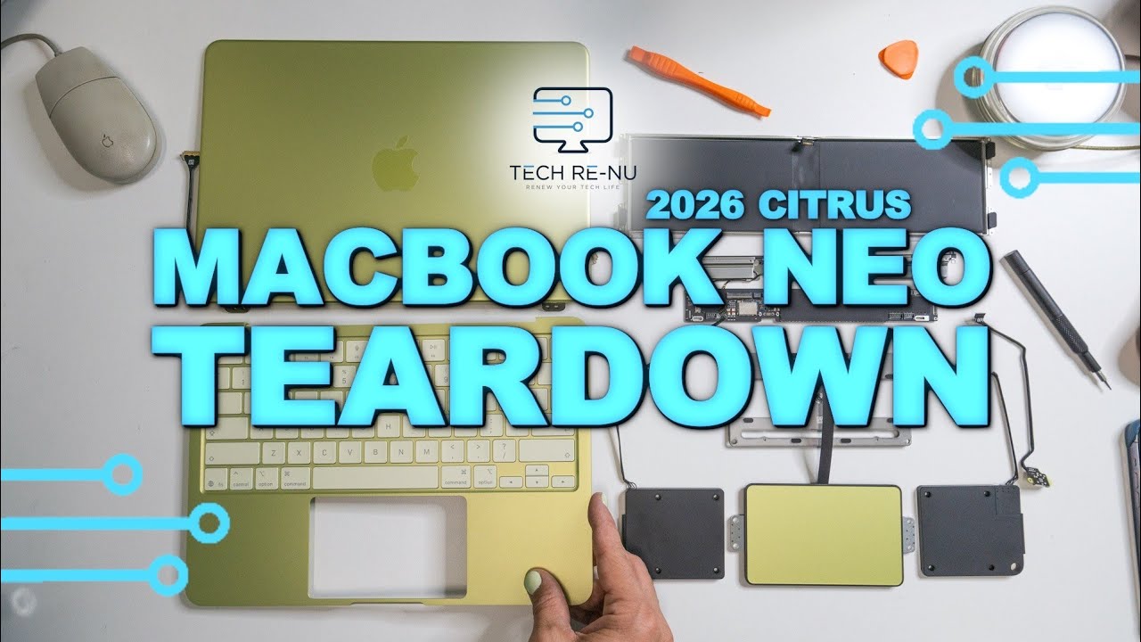 MacBook Neo Teardown: The Most Repaired Mac Yet? - YouTube