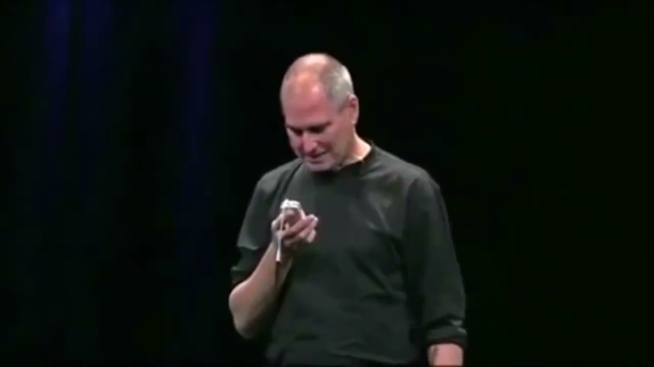Steve Jobs Introduces Motorola Rokr (iTunes Phone) - Apple Special Event 2005 - YouTube