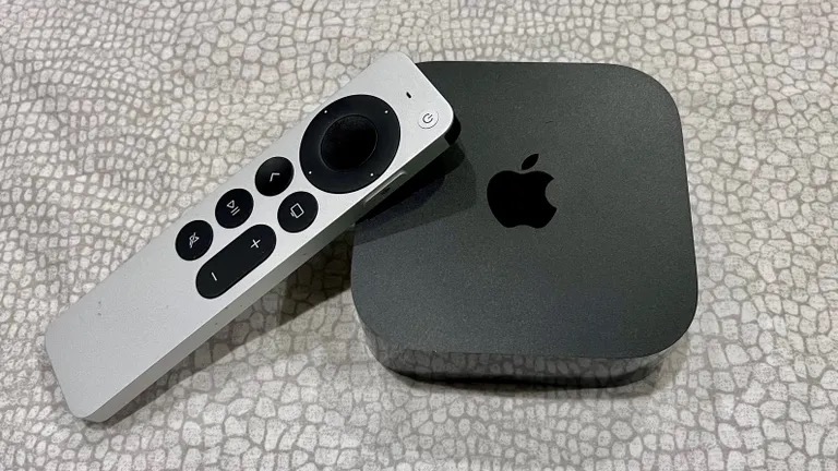 An Apple TV 4K on Earth.