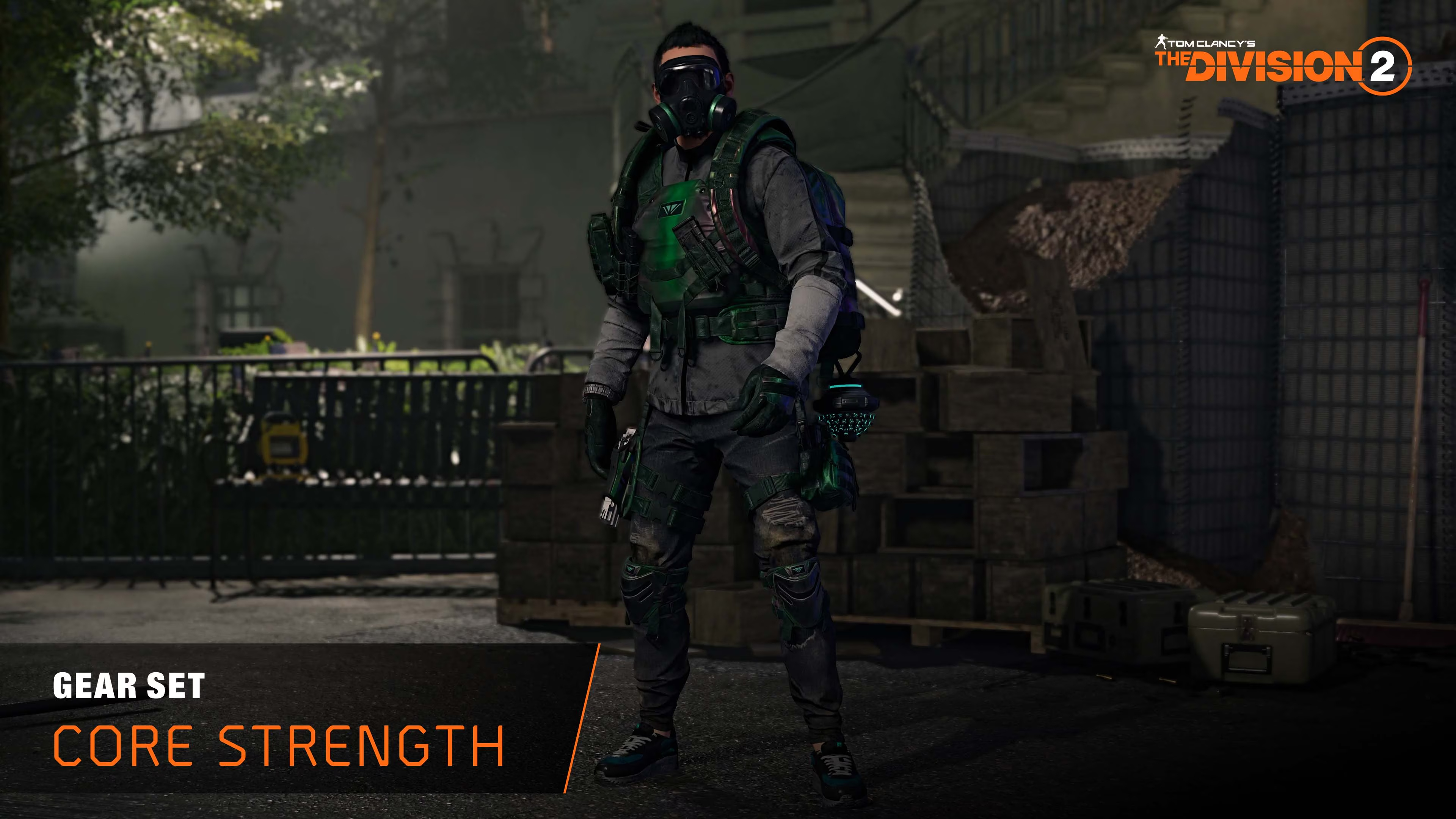 Artwork from The Division 2's latest update 'Rise Up' shows an agent wearing the new Core Strength gear.