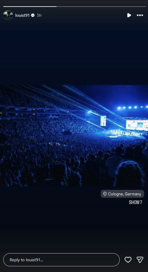 Louis Tomlinson attracts massive audience in new concert