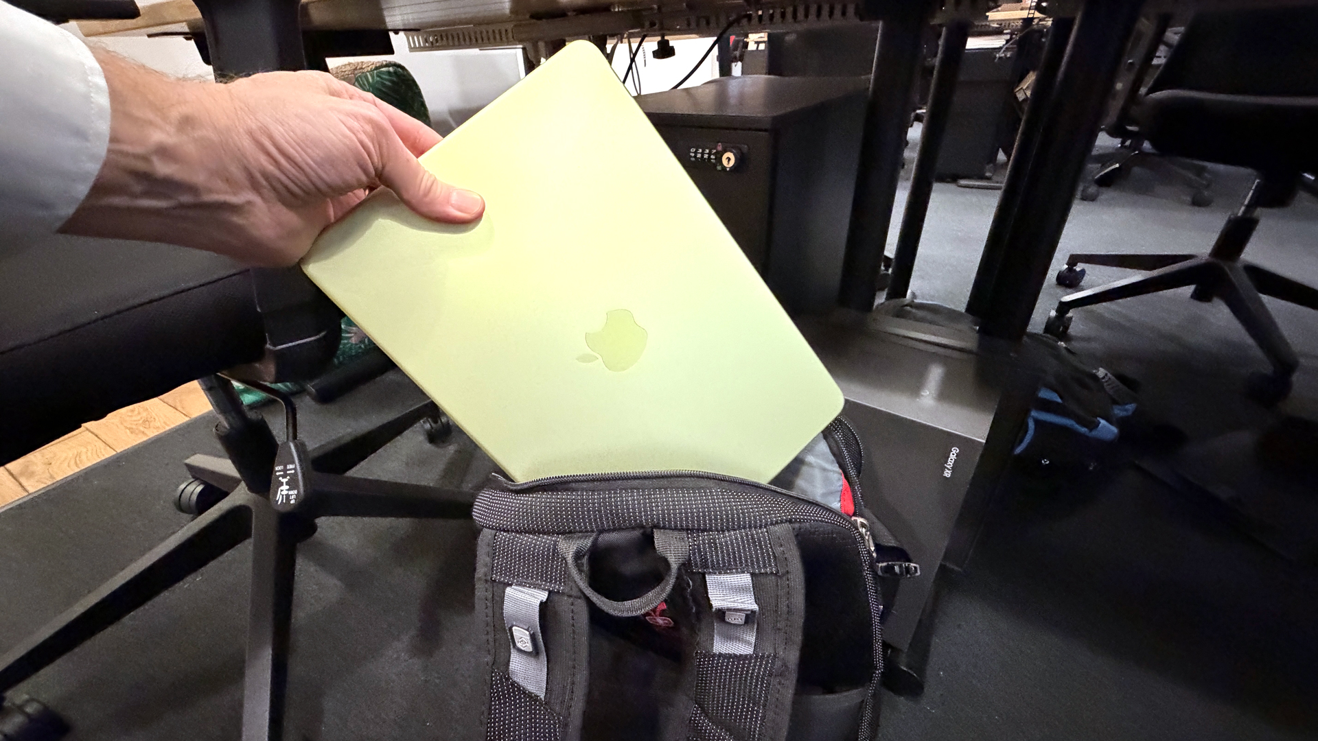 MacBook Neo on the desktop