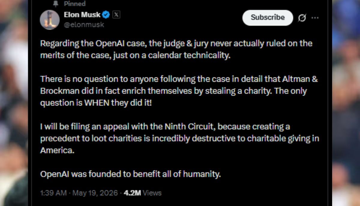 Elon Musk strikes out after OpenAI lawsuit dismissed, appeals