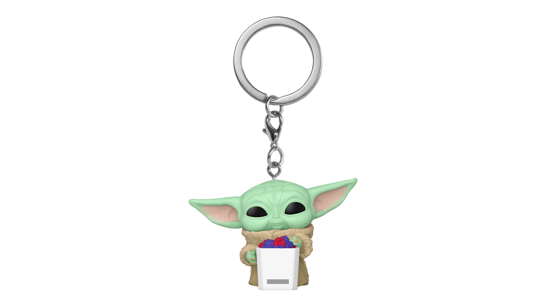 Funko! POP key ring - Grogu with snack