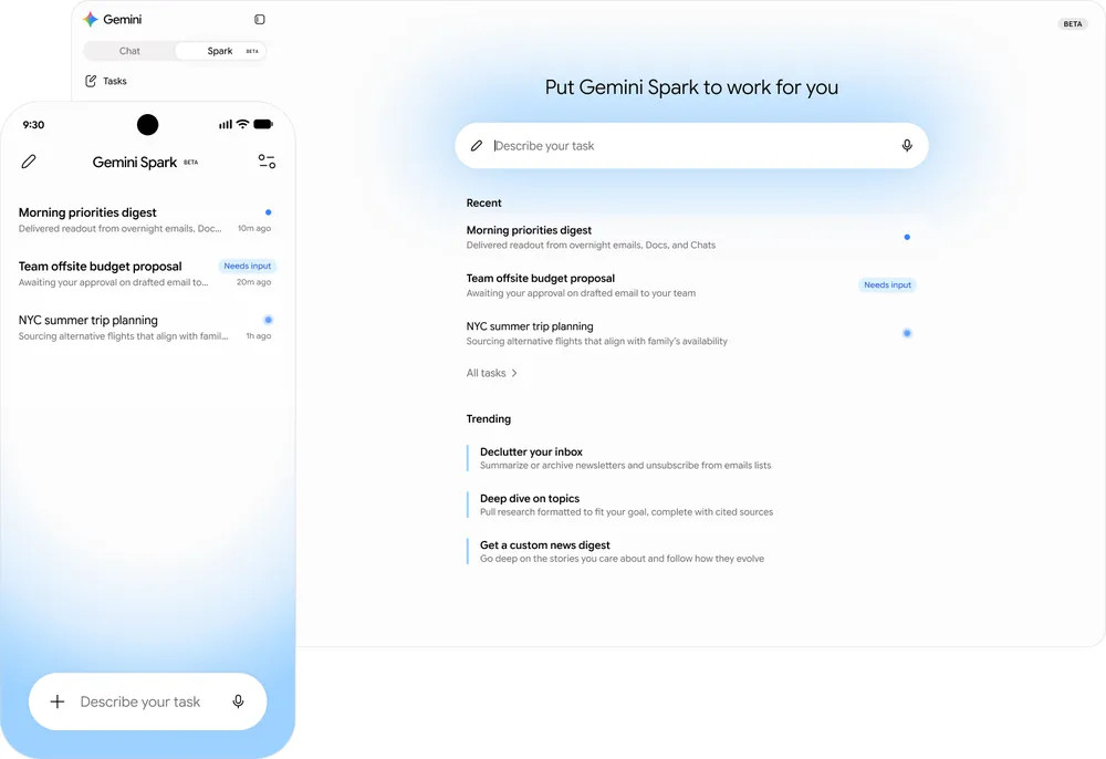Gemini Spark demo