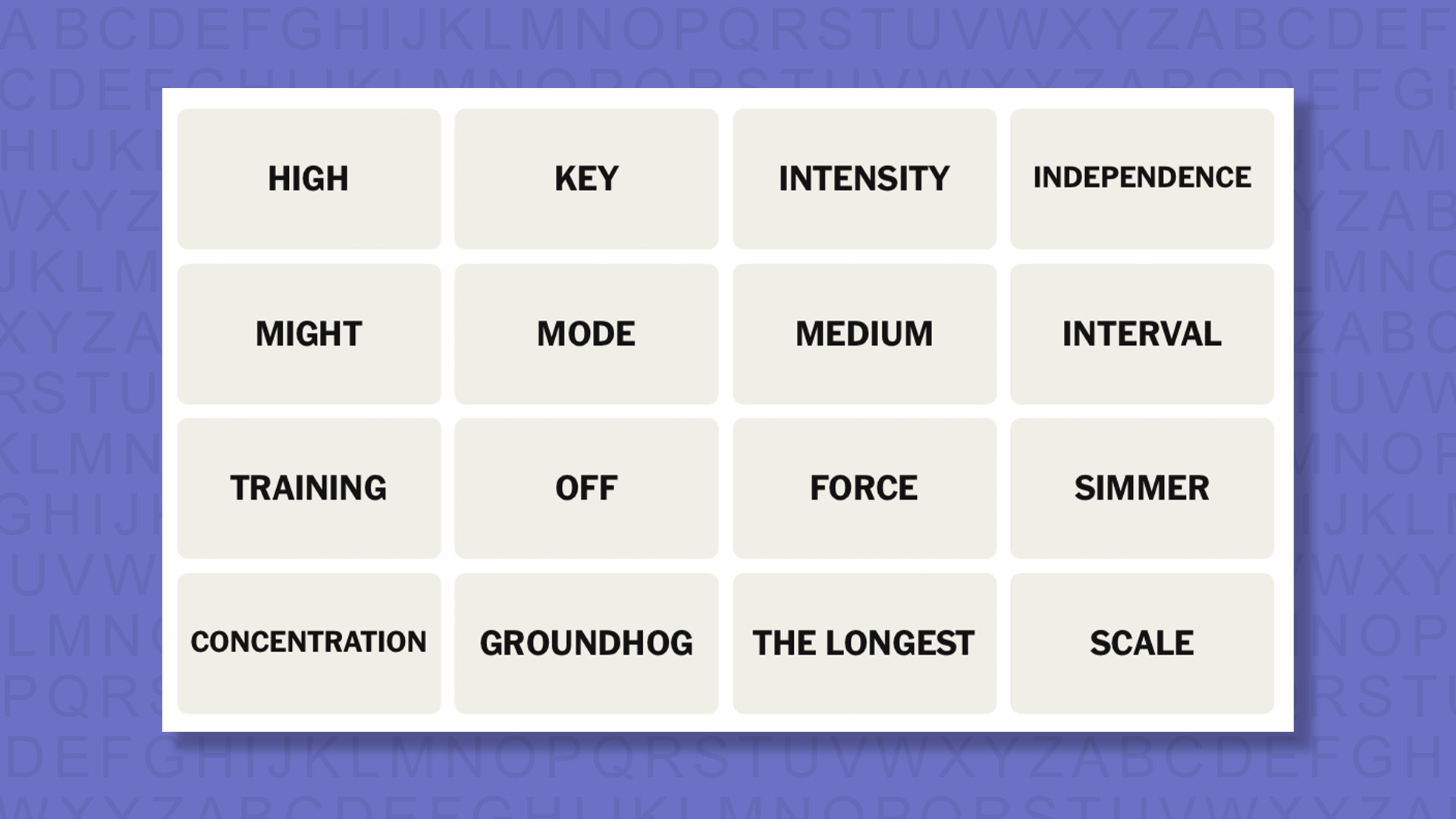 NEW Connections tip for game 1074 on a purple background
