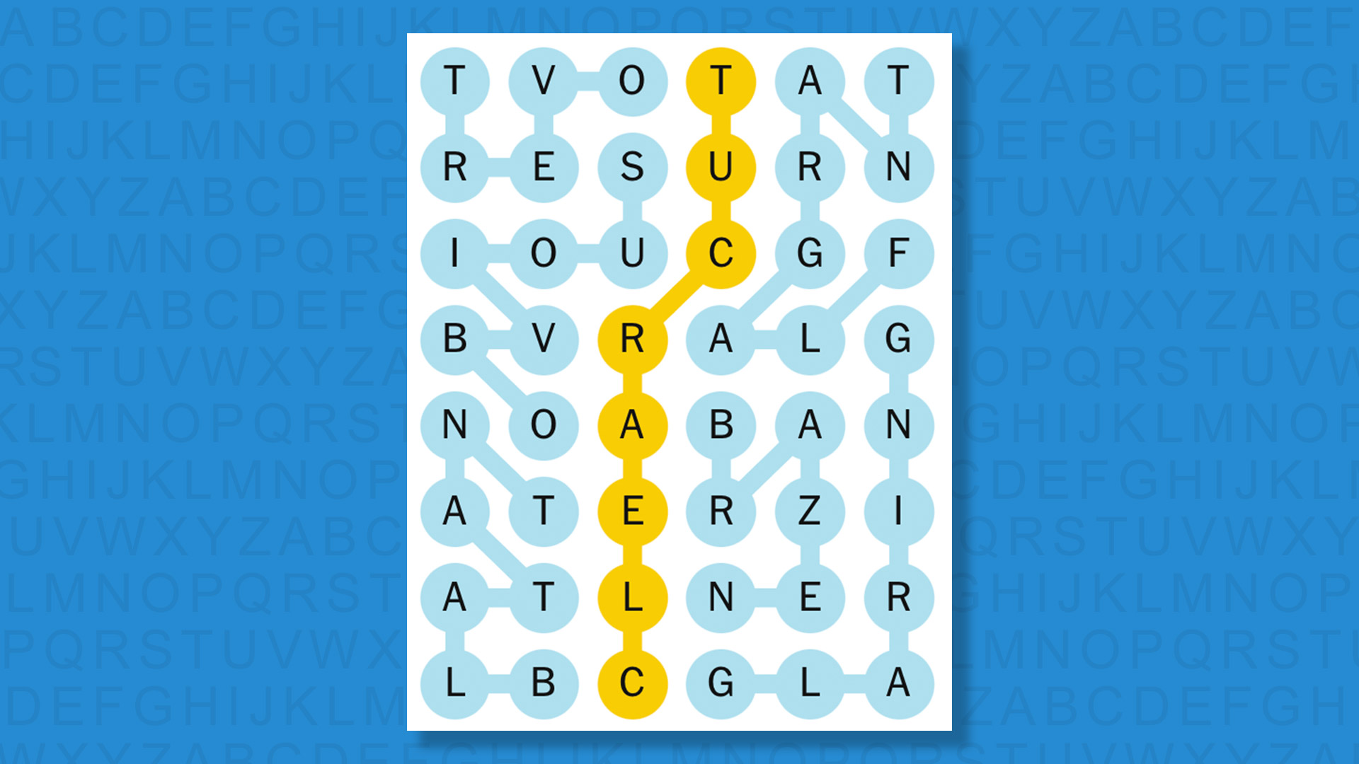 NYT Strands answer for game 798 on a blue background