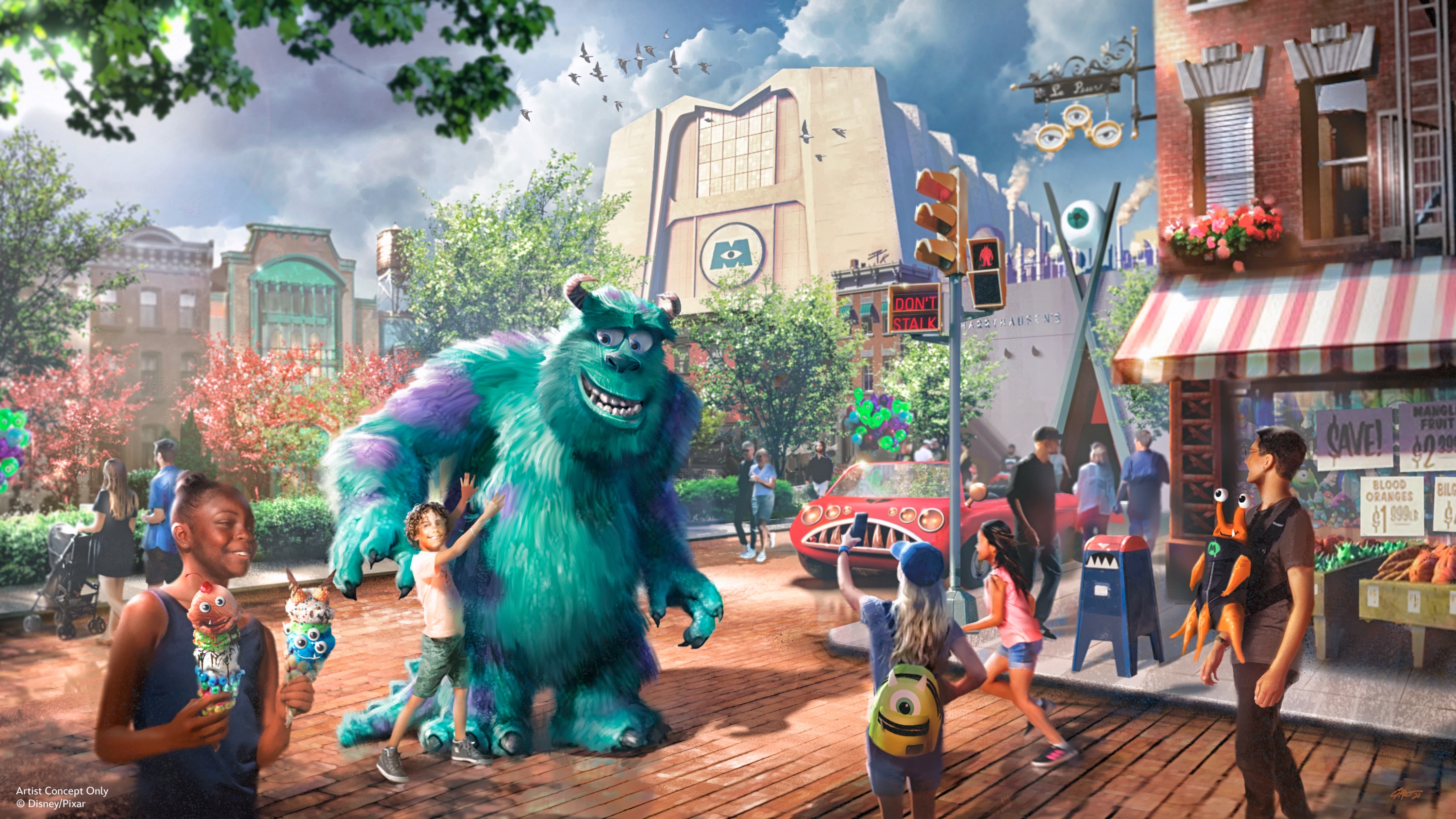 Disney World Monstropolis concept
