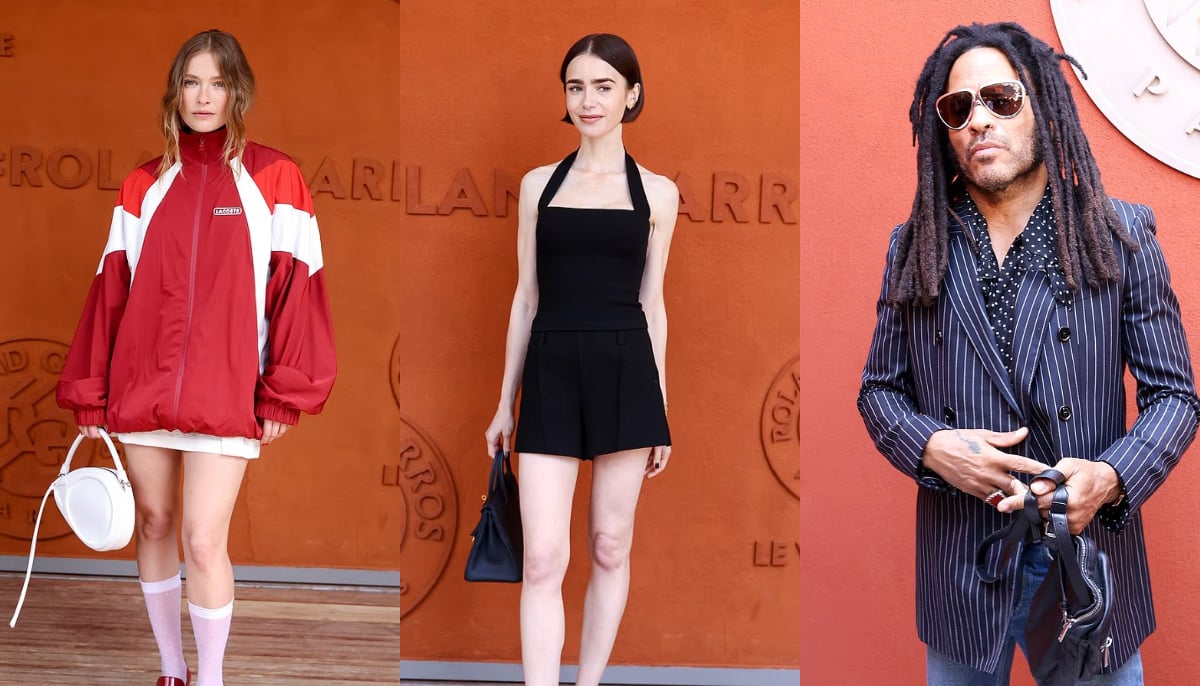 Lily Collins brings 'Emily in Paris charm to star-studded French Open outing