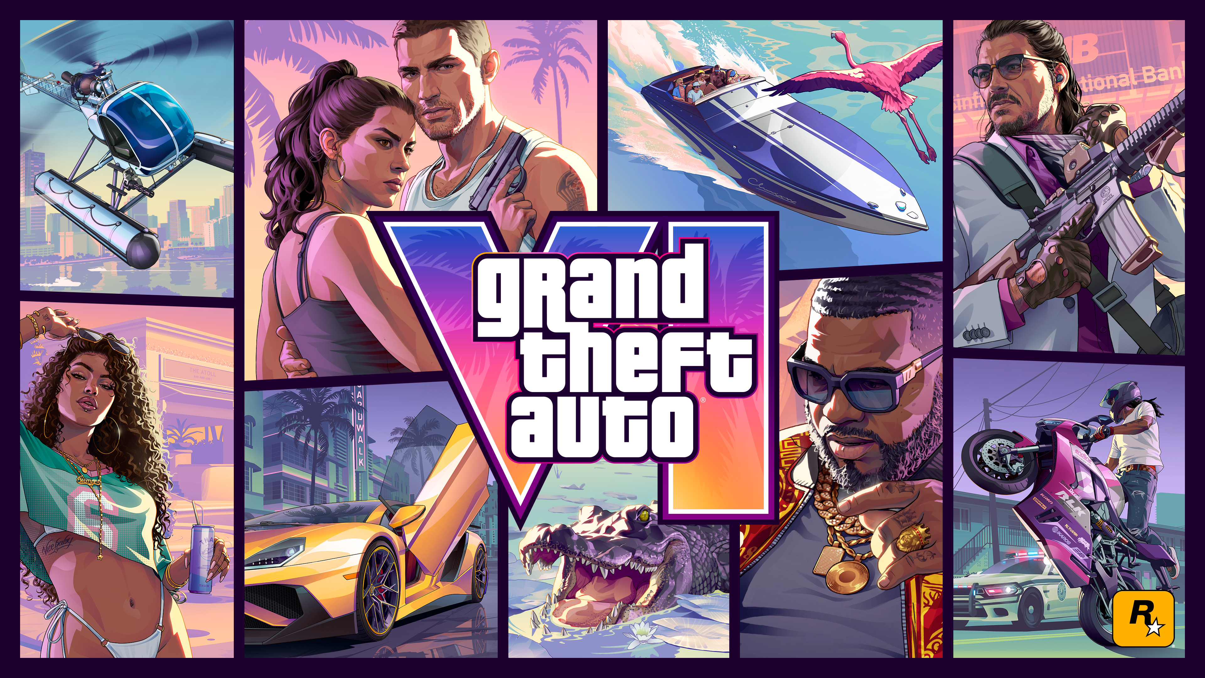 The Grand Theft Auto 6 cover art.