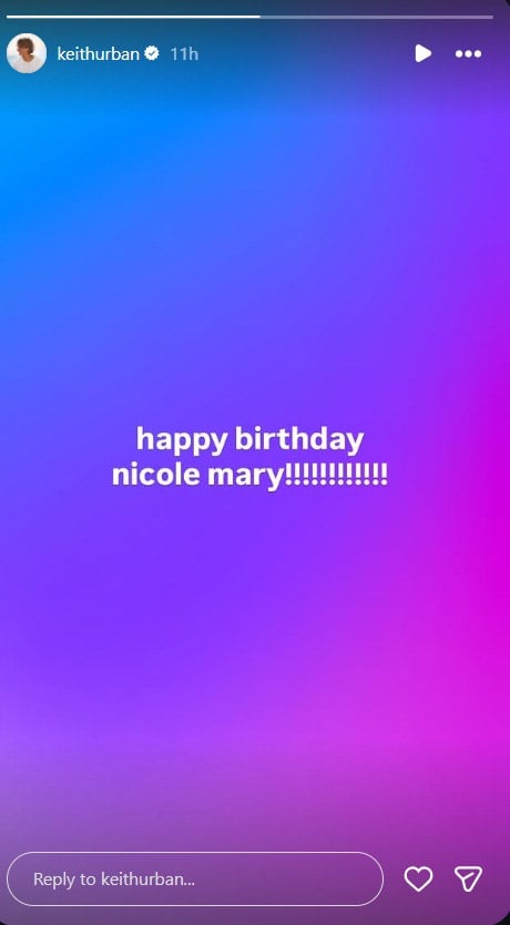 Keith Urban publicly wishes Nicole Kidman on first birthday after divorce