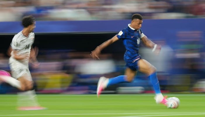 Frances Kylian Mbappe in action during the FIFA World Cup 2026 Group I against Iraq, Philadelphia Stadium, Philadelphia, Pennsylvania, United States, June 22, 2026. — Reuters